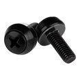 thumbnail image 4 of StarTech.com M6 x 12 mm - Vis - Lot de 50, Noir - Vis de Montage M6 pour Rack de Serveur et Armoire (CABSCREWSM6B) - Trousse de Vis - Noir (Lot de 50) - pour P/N : RACK-18U-20-WALL-OA, RACK-21U-20-WALL-OA, RACK-24U-20-WALL-OA, RK12OD2, RK3236BKF, 4 of 4