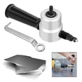 thumbnail image 2 of Coupe-griffes à Double Tête pour Tôle, Réglable à 360, Accessoire de Perceuse Électrique pour Coupe Droite et Incurvée, Trousse d'Outils Électriques, 2 of 7