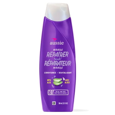 Aussie Miracle Repairer Conditioner with Aloe for All Hair Types, Paraben Free, 360 mL