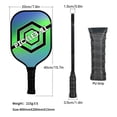 thumbnail image 4 of Ultralight Pickleball Paddle and Ball Set Carbon Fiber Surface Pickle Ball Racket 1 Paddles with 2 Balls, 4 of 7