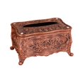 thumbnail image 4 of 1Pcs Rectangular Facial Tissue Box Cover Paper Holder Container Home Decoration Small Red Bronze, 4 of 9