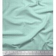 thumbnail image 1 of Soimoi Moss Georgette Fabric Stripe & Triangle Small Fabric Prints by Yard 42 Inch Wide, 1 of 3