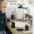 thumbnail image 3 of Bathroom Accessories Set with Trash Can 6 Piece Bathroom Accessory Set with Soap Dispenser Pump, Toothbrush Holder, Toilet Brush, Trash Can,Tumbler and Soap Dish, 3 of 5