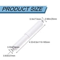 thumbnail image 3 of White Toilet Paper Holder, Retractable Spring Roller for Bathroom Dispenser, 3 of 5
