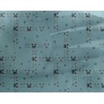 thumbnail image 4 of oneOone Georgette Viscose Fabric Star & Faces Animal Print Fabric by The Yard 42 Inch Wide, 4 of 4