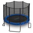 thumbnail image 1 of SereneLife Trampoline Extérieur de 10 Pieds et Enceinte avec Filet de Sécurité pour Enfants, Bleu, 1 of 8