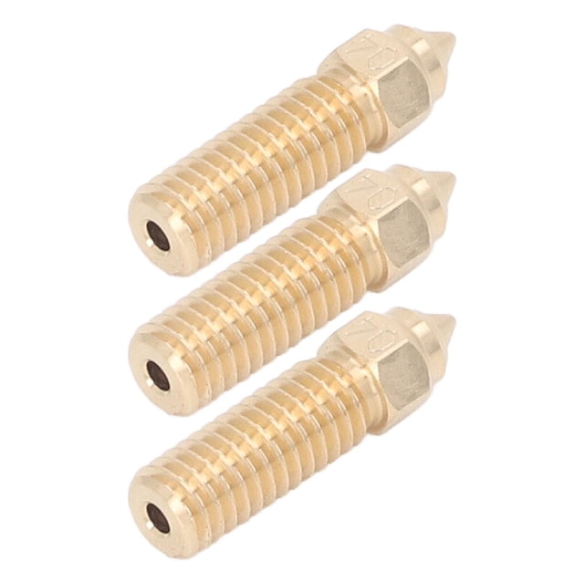 3Pcs 3D Printer Nozzle Kit Extruder Brass Nozzles HighHigh Temperature for K1 1.75 Dia