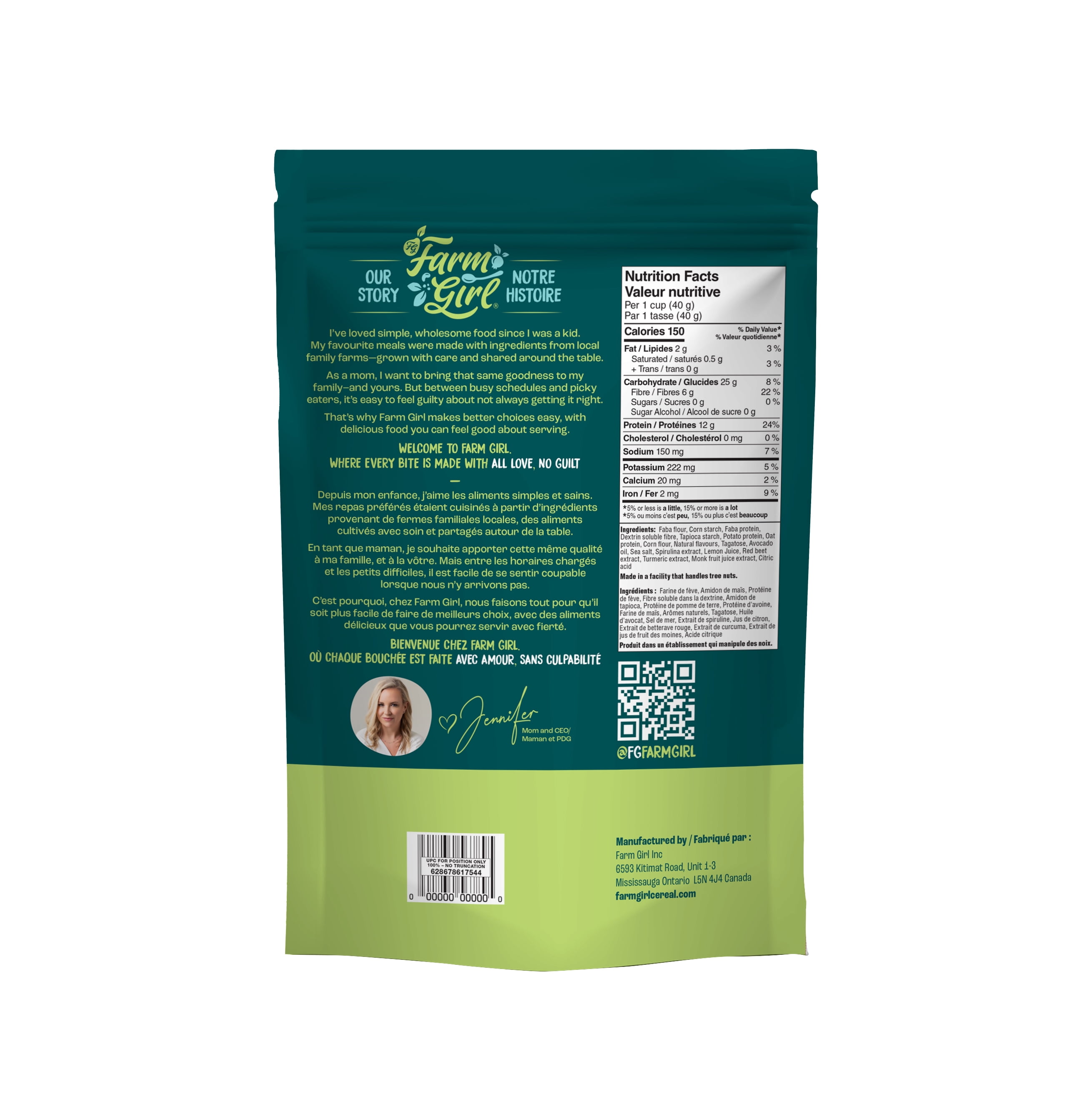 Farm Girl, Rainbow Hoops Cereal, No Sugar Added, 280g