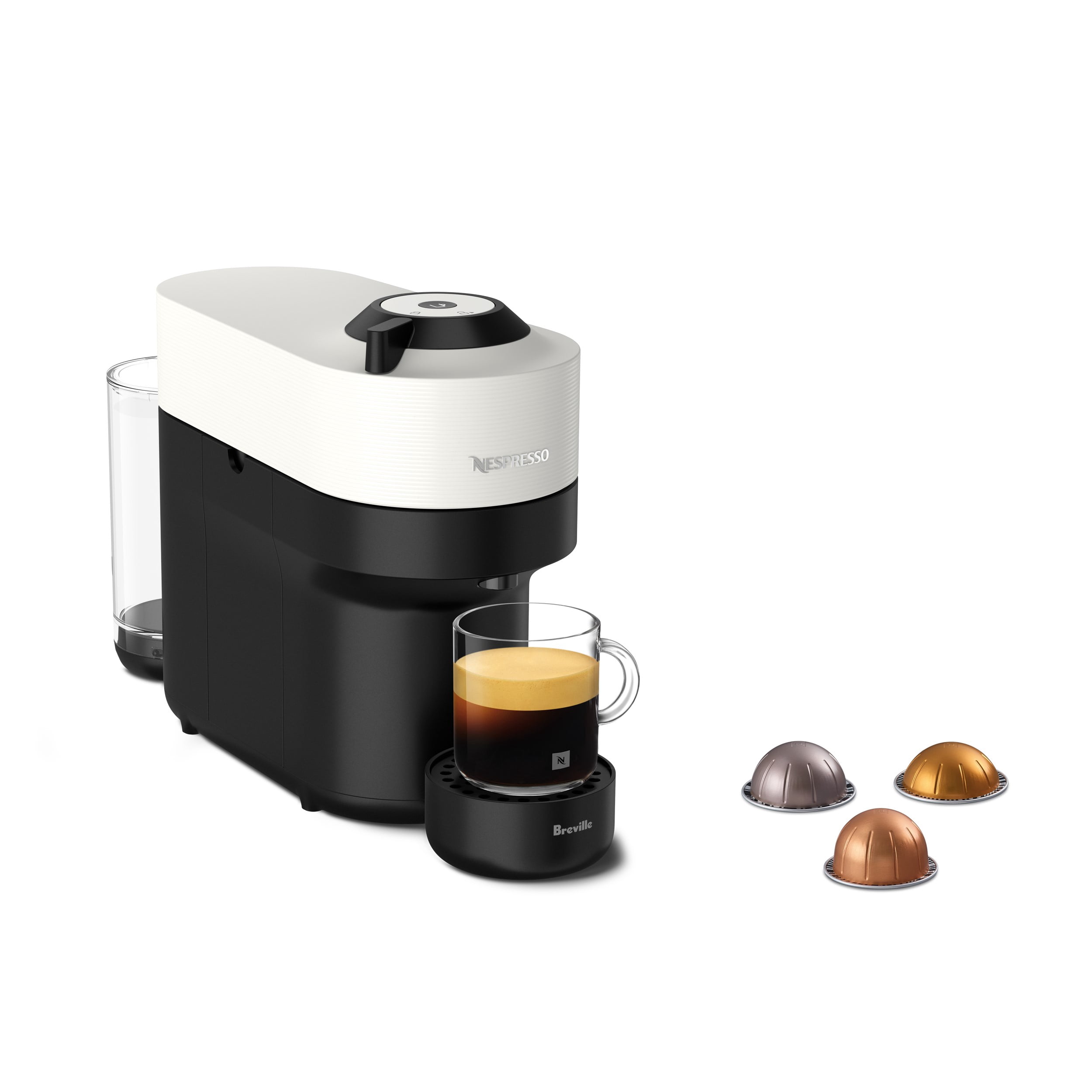 Nespresso Vertuo Pop Coffee and Espresso Machine Coconut White by