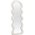 thumbnail image 1 of Kismet Velvet Mirror - Luxurious Décor, Elevate Your Reflections with Opulence (Ivory), 1 of 7