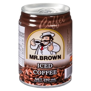 Monsieur le Président. Brown Café en conserve avec du lait