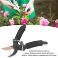 thumbnail image 4 of Shears Pruning Shears Garden Professional Ti Tree Trimming Bypass Hand Pruner 8.6in Green, 4 of 8