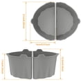 thumbnail image 2 of SUTENGDA 2 Pcs Doublure en Silicone pour Mijoteuse avec Poignée Séparateur de Mijoteuse de Qualité Alimentaire Réutilisable Insert en Silicone Lavable au Lave-Vaisselle Pliable Résistant à la Chaleur pour Mijoteuse Ovale de 6-8Qt, 2 of 7