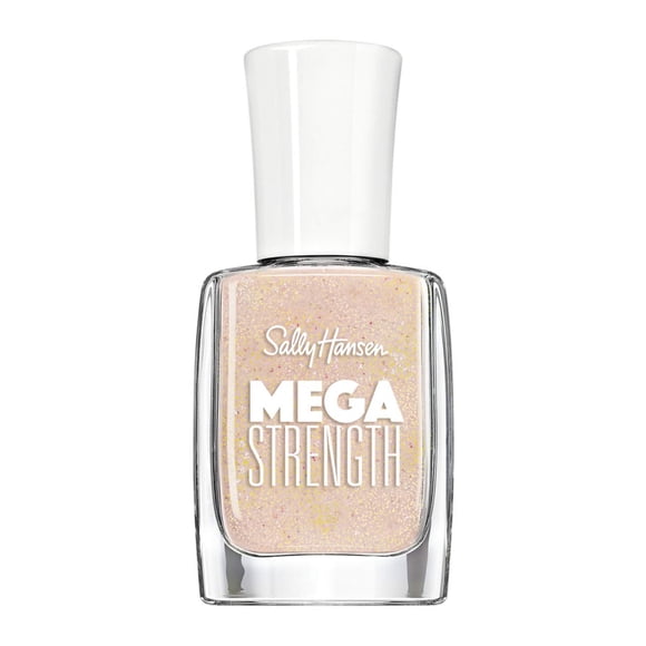 Sally Hansen Mega Strength Nail Color, Comes with a Flexible Brush, She's My Rock, 0.4 Fluid Ounce