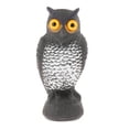 thumbnail image 2 of Statue de Hibou Réaliste, Oiseau Dissuasif, Jouet Hibou Factice, 2 of 8
