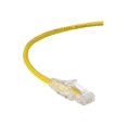 thumbnail image 4 of Black Box Slim-Net - Patch cable - RJ-45 (M) to RJ-45 (M) - 5 ft - UTP - CAT 6 - booted, molded, stranded - yellow, 4 of 4