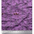 thumbnail image 1 of Soimoi Rayon Fabric Leaves Print Fabric by The Yard 56 Inch Wide, 1 of 3