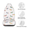 thumbnail image 4 of Lsque Dachshund Dog Puppy Pattern Car Seat Covers for Front Seats , Waterproof Seat Covers for Cars, Sporty Front Seat Covers,Car Seat Cover Protector Front Seats, 4 of 5