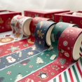 thumbnail image 4 of Sticker 6 Rolls Washi Tape Christmas Design Wafu Kawaii Masking Sticker Decor for Decoration, 4 of 6