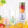 thumbnail image 1 of Juicer Portable Juicer Cup Rechargeable USB 420ml 800mAh Battery Outdoor Travel Juicing 1Pcs Light Blue Rkxzt, 1 of 9