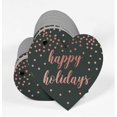 thumbnail image 3 of Inkdotpot Real Rose Gold Foil Happy Holiday Tag Favor Hang Paper Tag 100 Pieces, 3 of 6