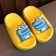 thumbnail image 2 of MIASHUI Kids Dinosaur Slippers Non-Slip Toddler Beach Pool Shower Home Slide Sandals,Yellow,9, 2 of 9
