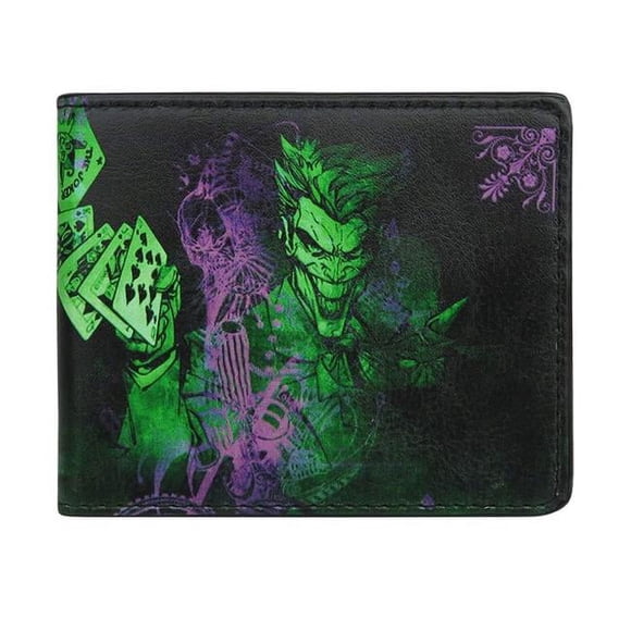 Joker walljkrcardsflip Joker Flipping Cards Bi-Fold Wallet