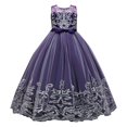thumbnail image 1 of Ketyyh-chn99 Robes d'Été Robe d'Été Mode Imprimé Sans Manches Été Décontractée Ligne A Plage Manches Longues Jupe Courte Violet,110, 1 of 5