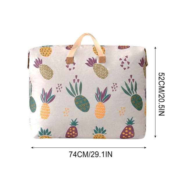 Vaidha Sac de Rangement Grande Capacité avec Poignée Sac de Rangement Grande Capacité Seau de Rangement Pliable pour Couette Couverture