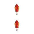 thumbnail image 1 of QualitChoice 1/2/3/5 Poisson Leurre Appât Artificiel 8cm Fabrication Taille Compacte Pas de Bavures Exquise Rotation Leurres Pêche Tackle Rouge 2PCS, 1 of 6