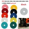 thumbnail image 2 of 6 Inch 150mm Dry/wet Diamond Polishing Pads Flexible Grinding Discs For Granite, 2 of 5