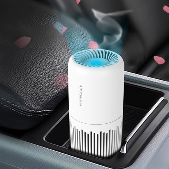Vrorvz Advanced 3 Stage Filtration Car and Small Space Purifier with Quiet Operation and USB Charging Removes Smog Pet Hair Odors Efficiently Captures 0.3 Particles