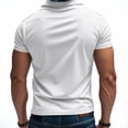 thumbnail image 4 of asjyhkr Mens Summer Shirts Short Sleeve Fashion 2025 Golf Shirts Button Quick Drying Comfy Soft Athletic Tees, 4 of 9