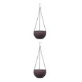 thumbnail image 2 of Maytalsory 2piece Practical And Versatile Hanging Flower Pots For Indoor And Outdoor Spaces coffee 2Set, 2 of 6