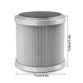 thumbnail image 3 of Fwttom Plas Tic Filt Er Element, Activated Carbon Filter Are Suitable for Air Purifiers, 3 of 7