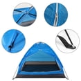 thumbnail image 2 of Camping Tent for 2 Person Single Layer Outdoor Portable Beach Tent Green-M, 2 of 5