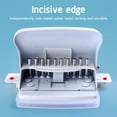 thumbnail image 3 of Paper Spiral Binder Machine, DIY All Metal Lacquered Body 10 Sheets Capacity Coil Book Hole Puncher Handheld  For A4 A5 A6 A7 For Desk, 3 of 8