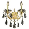 thumbnail image 1 of Elegant Lighting Maria Theresa Transitional 2 Light E12 Gold Wall Sconce, 1 of 1