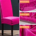 thumbnail image 4 of Elastic Dining Chair Cover Multicolor Wear-resistant  the Simple Style Recliner Slipcovers Home Supplies, 4 of 6