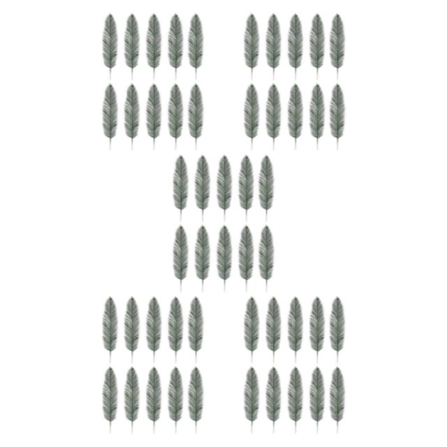 Thinsony 10pcs/set Faux Tropical Palm Fronds For Tropical Paradise Easy To Maintain A00265 5Set