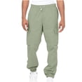 thumbnail image 1 of jsaierl Cargo Pants for Men Casual Outdoor Tactical Pants Drawstring Lightweight Solid Hiking Work Pants with Multi Pockets, 1 of 7