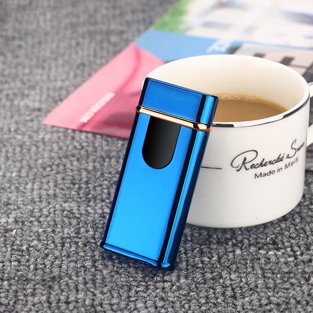 Edgergery Briquet de Chargement Intelligent avec Affichage LED, Écran à Induction, Cadeau