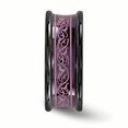 thumbnail image 3 of Edward Mirell Black Ti Concave Anodized Pink 8mm Band Size 6, 3 of 4