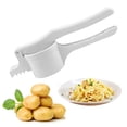 thumbnail image 1 of Potato Masher Stainless Steel,Masher Kitchen Tool,Household Kitchen Multifunctional Stainless Steel Manual Potato Masher Masher Kitchen Small Tools,Stainless Steel Dishwasher,Small Kitchen Cabinet, 1 of 9