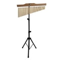thumbnail image 2 of Yinanstore 36 Bar Chimes Musical Instrument Practice Performance with Mounting Stand Percussion Instrument for Gifts Friends New Year Gold Black, 2 of 8