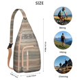 thumbnail image 3 of Sac à Dos Boho Hippie – Sac de Poitrine Bandoulière, Léger, Style Rétro Floral, 3 of 4