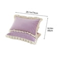 thumbnail image 3 of TopLLC Pillow Case Crystal Velvet Winter Pillowcase Solid Color Lace Pillowcase pillowcase pillowcase, 3 of 9