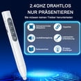 thumbnail image 3 of Wireless Presenter, 2.4GHz Wireless Presenter Remote Control, PowerPoint Presentation Pen for Remote Control, PPT Red Pointer Remote Control for PPT/Windows XP/7/8/10/Mac OS/Linux, 3 of 6