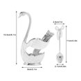 thumbnail image 2 of Fruit Dessert Swan Fork Kitchen Coffee Spoon Hollow Home Holder, 2 of 3
