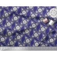 thumbnail image 2 of Soimoi Velvet Fabric Floral Block Print Fabric by The Yard 58 Inch Wide, 2 of 3
